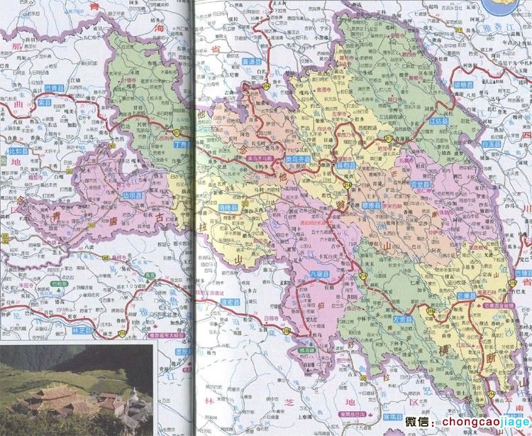 西藏昌都地區(qū)地圖
